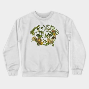 Botanical Pug Crewneck Sweatshirt